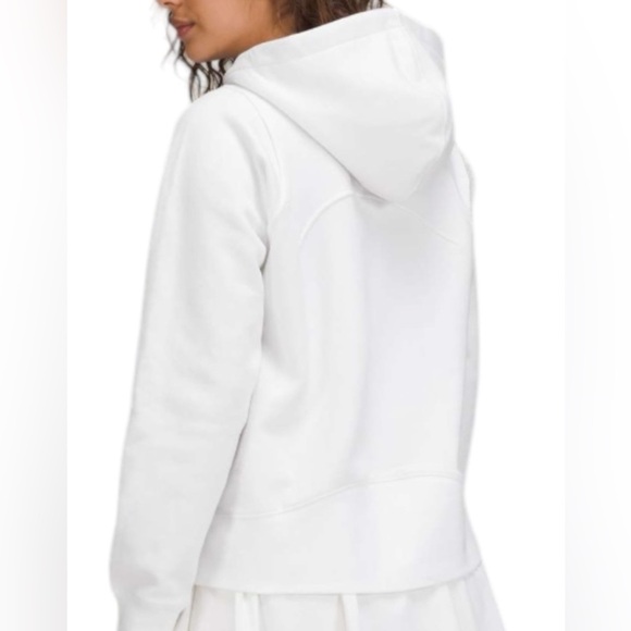 LULULEMON LOUNGEFUL HOODIE SWEATSHIRT SIZE 8 COLOR WHITE BRAND NEW CONDITION - Picture 2 of 4